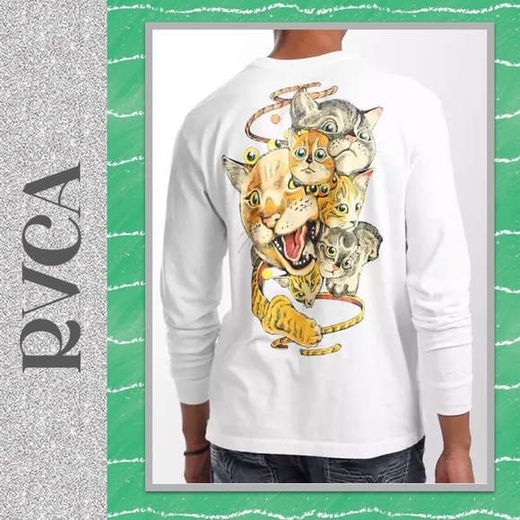 RVCA Long Sleeve Tee.   M - Picture 1 of 5